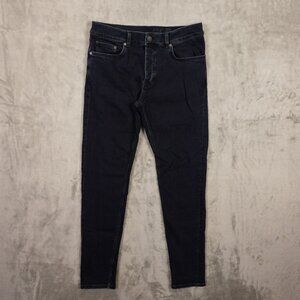 COS Slim Fit Tapered Leg‎ Jeans Men’s 32x34 Dark Wash Mid Rise Modern Minimalist